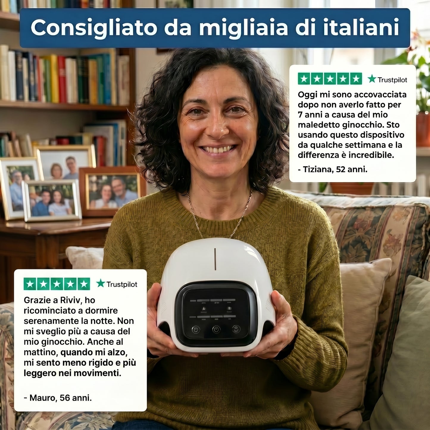 Massaggiatore Termico a Tripla Azione RIVIV™